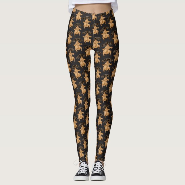 Leggings do Peru da Ação de Graças (Frente)