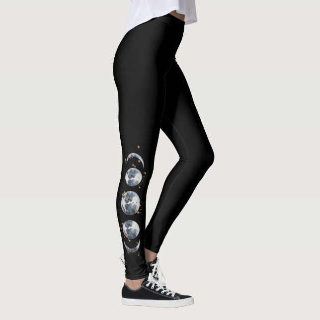 Leggings do Tema da Lua Celestial (Direita)