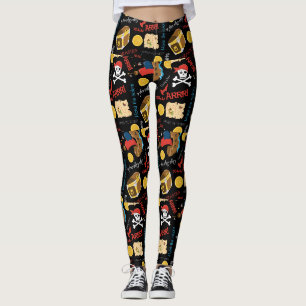 Leggings do tesouro pirata