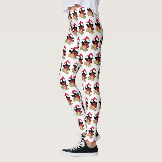 Leggings do Urso de Natal (Esquerda)