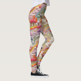 Leggings do Vale Mágico bordadas - Cute