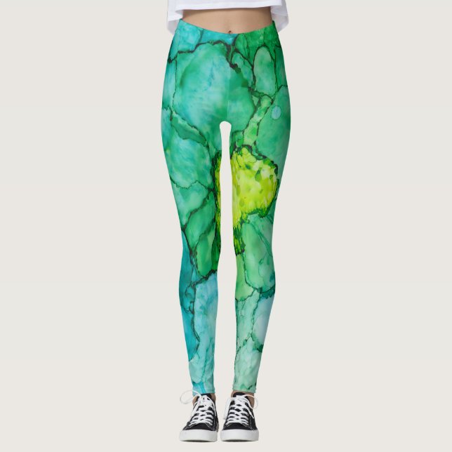 Leggings Doce Design de Ervilha (Frente)