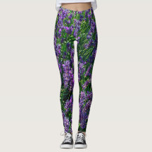 Leggings dos Campos de lavanda