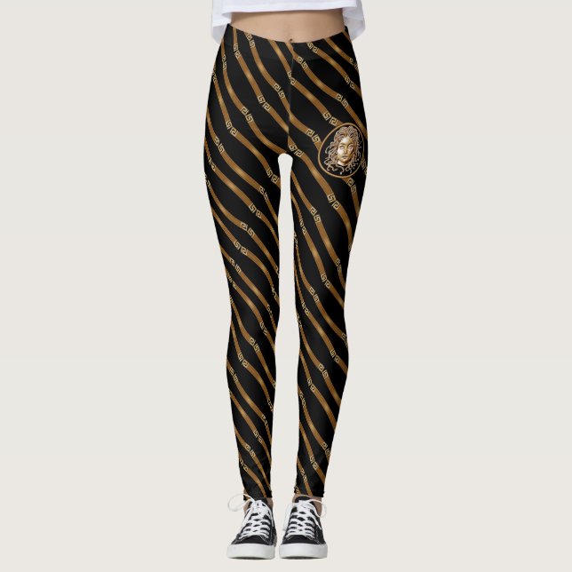 Leggings dos Olhos Medusa (Frente)