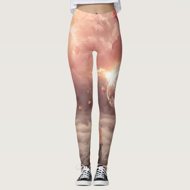 Leggings dos Sonhos do Céu (Frente)