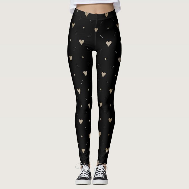 Leggings Douradas de mulheres (Frente)