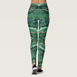 Leggings Douradas do Emerald Green