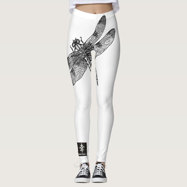 Leggings DRAGONFLY KANJI POR FELICIDADE (Frente)
