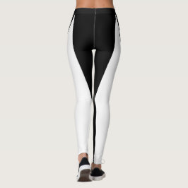 Leggings Duas Cores Shape & Curves - Preto & Branc
