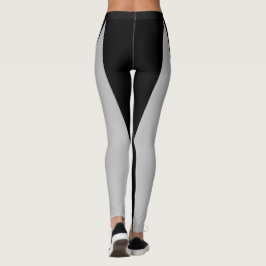 Leggings Duas Cores Shape & Curves - Preto & Cinza