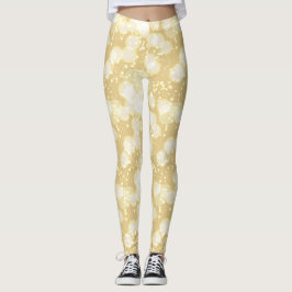 Leggings Elegantes Bolhas de Champanhe