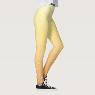 Leggings Elegantes Bolhas de Champanhe