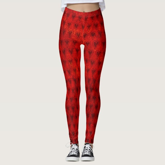 Leggings Elegantes com Padrão (Frente)