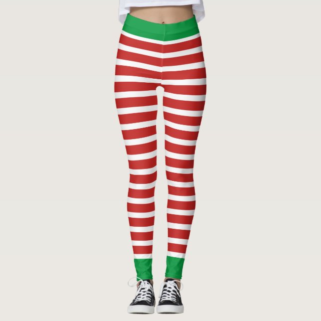 Leggings Elf de Férias | Calças De Figurino De Elf (Frente)