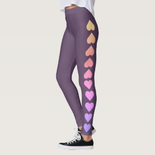 Leggings em Formato de Coração