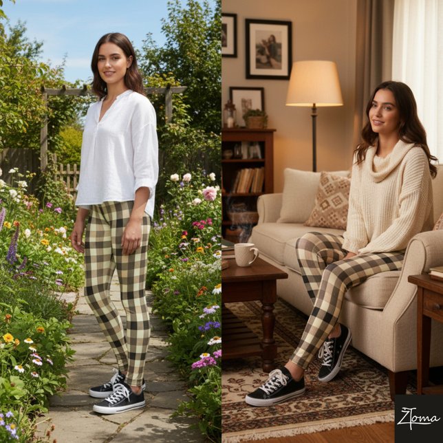 Leggings em grade urbana (Criador carregado)