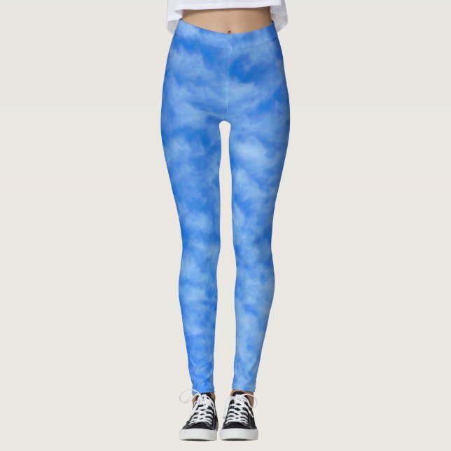 Leggings em Nuvem Azul (Frente)