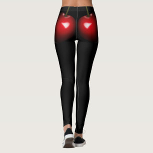 Leggings Engraçadas com Chery Red Sweet