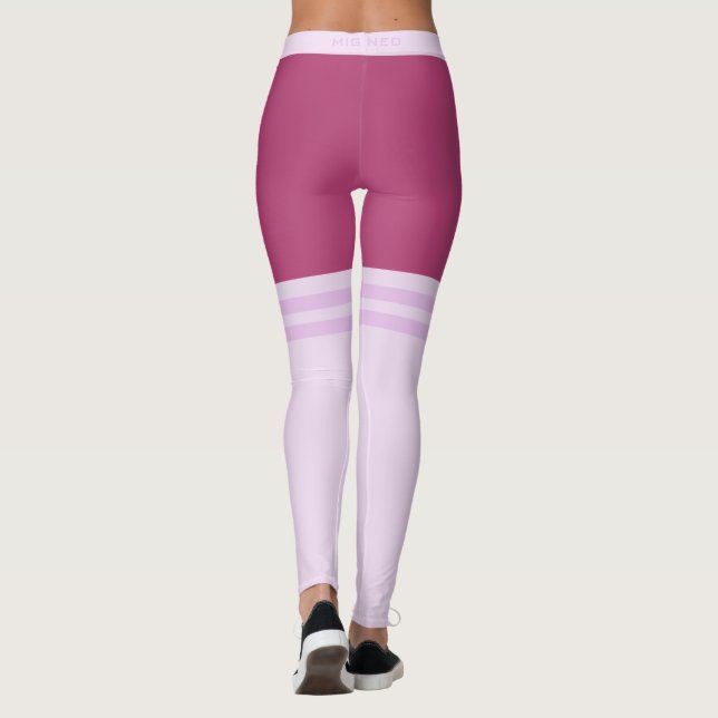 Leggings engraçadas com Meias de escada esfarrapad (Verso)