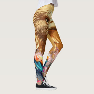 Leggings entre raparigas e Design de águia Whimsic