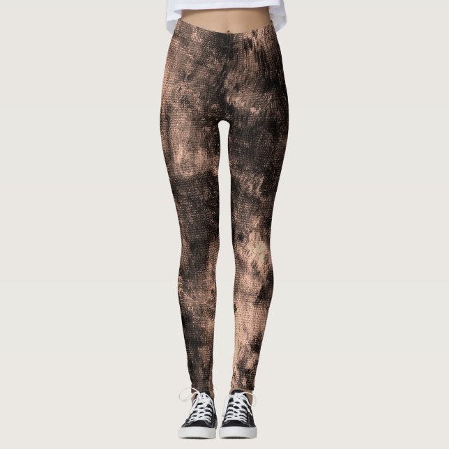 Leggings Espandulares Texturizadas de Grunge Casta (Frente)