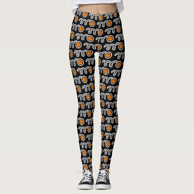Leggings esportivas de basquetebol (Frente)