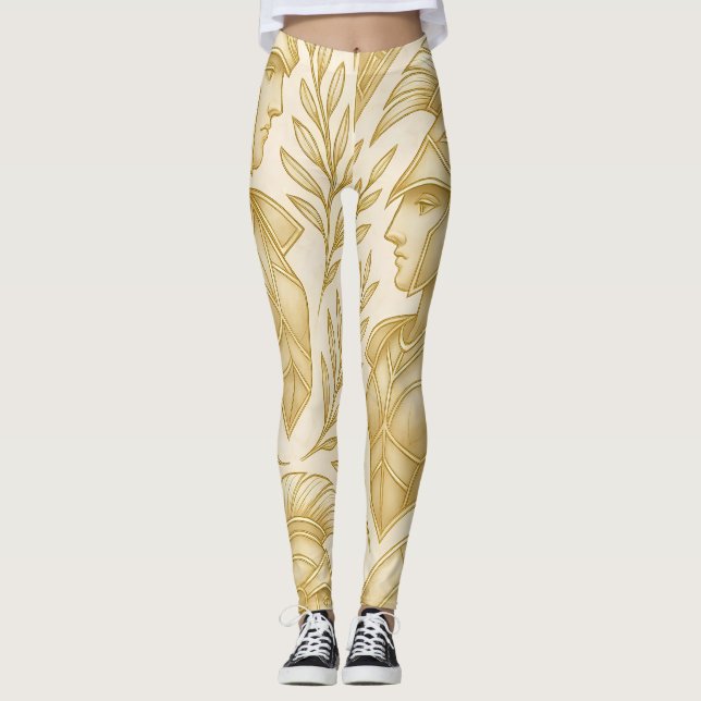 Leggings Esportivas Femininas Athena Grega & Desem (Frente)