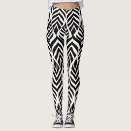 Leggings Estampa Abstrata de Animais da Savana
