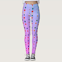 Leggings Estampa Azul de Xilogravura Japonesa