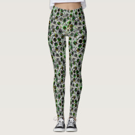 Leggings Estampa Bolinhas Rabiscadas