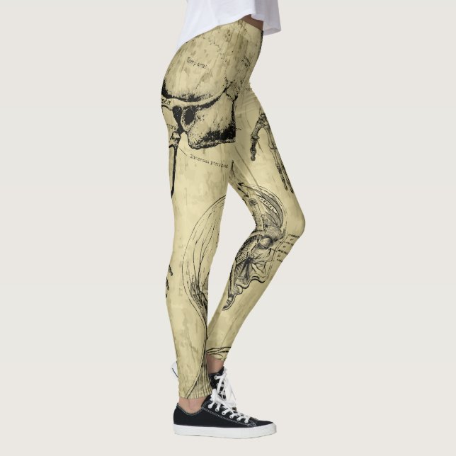Leggings Estampa de Anatomia (Direita)