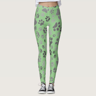 Leggings Estampa de Pata Feminina