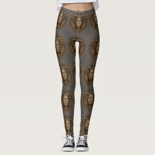 Leggings Estampa Total Bronze Medusa