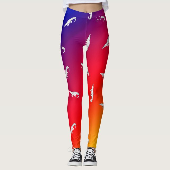 Leggings Estampadas com Crocodilo (Frente)