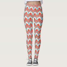 Leggings Estampadas de Vieira para Mulheres
