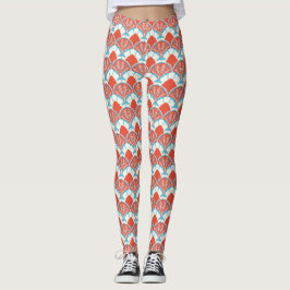 Leggings Estampadas de Vieira para Mulheres