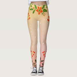 Leggings ESTAMPADAS PADRÃO AÇAFRÃO E NEVE