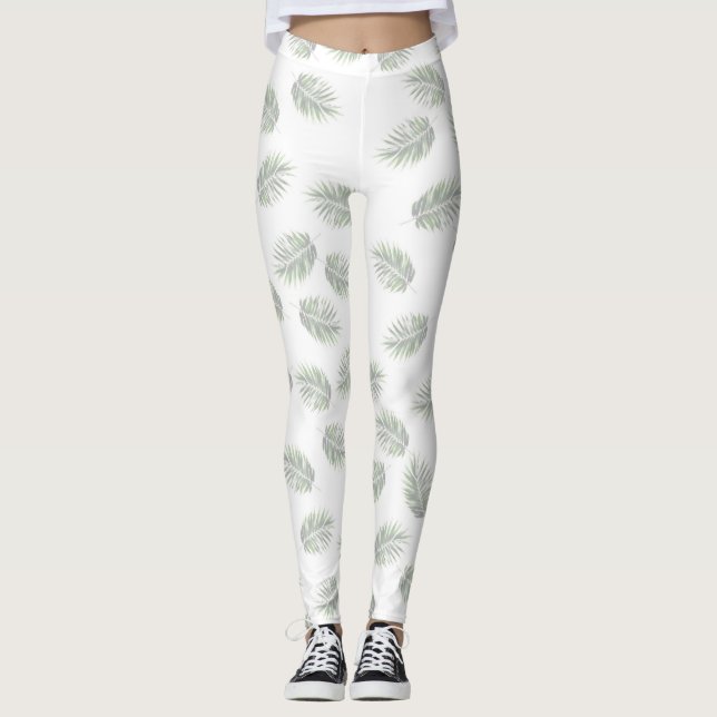 Leggings Estampadas SPNP_Leaf (Frente)