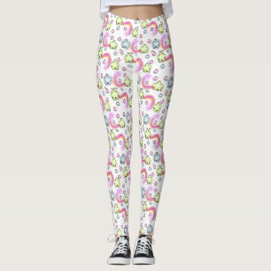 Leggings Estrela Marshmallow Kawaii Pastel
