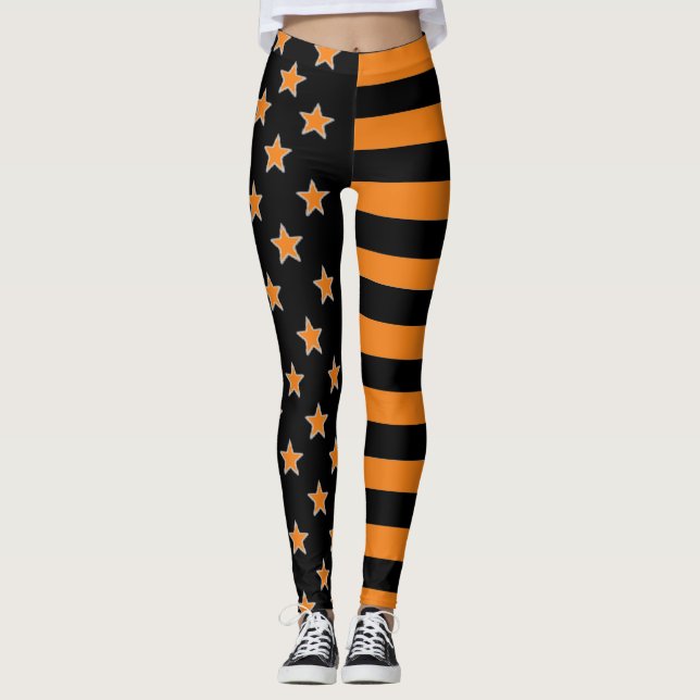 Leggings Estrelas e Listras (Frente)