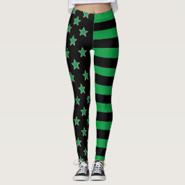 Leggings Estrelas E Listras