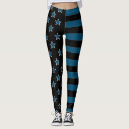 Leggings Estrelas E Listras