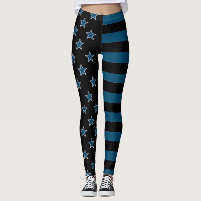 Leggings Estrelas E Listras (Frente)