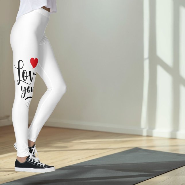 Leggings Eu Te Amo (Criador carregado)