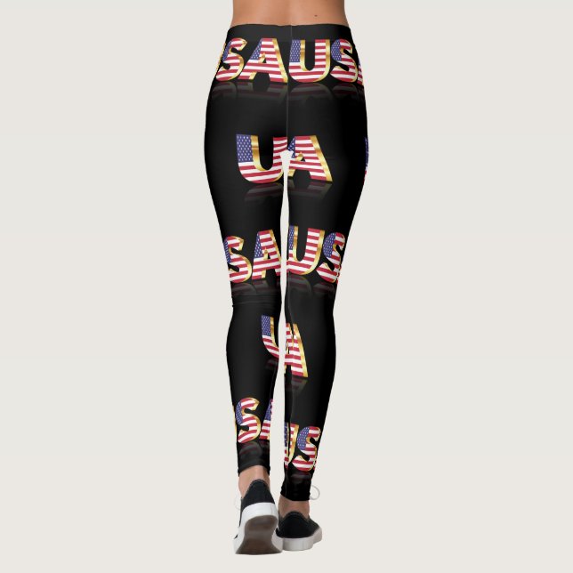 Leggings - EUA - Patriótico (Verso)