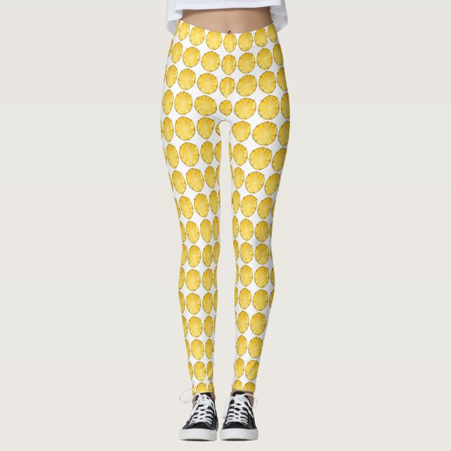 Leggings - Fatia de Abacaxi (Frente)