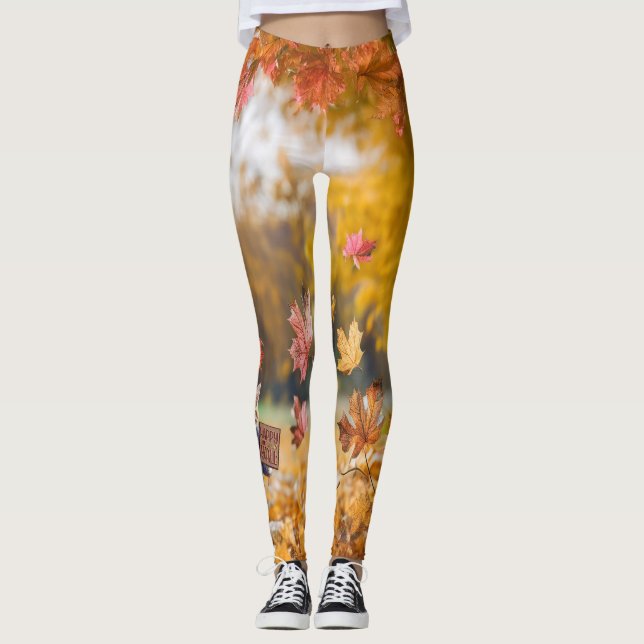 Leggings Feliz Outono (Frente)