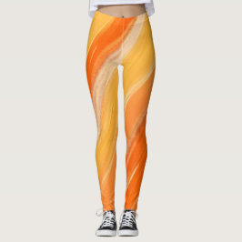 Leggings Felizes de Halloween Elegant Watercolor
