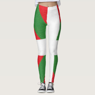 Leggings femininas - Bandeira basca