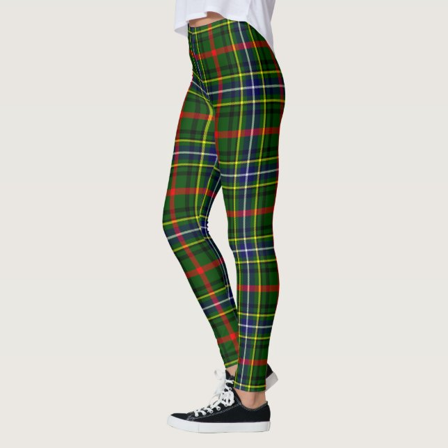 Leggings femininas Clan Bisset Tartan Scotstee (Esquerda)